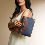 OLEADA Leather Handbag > Women Work Bag > Top Handle Bag > Shoulder Bag > Mini Bag Mini Anchor Bag CocoDenim