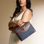OLEADA Leather Handbag > Women Work Bag > Top Handle Bag > Shoulder Bag > Mini Bag Mini Anchor Bag CocoDenim