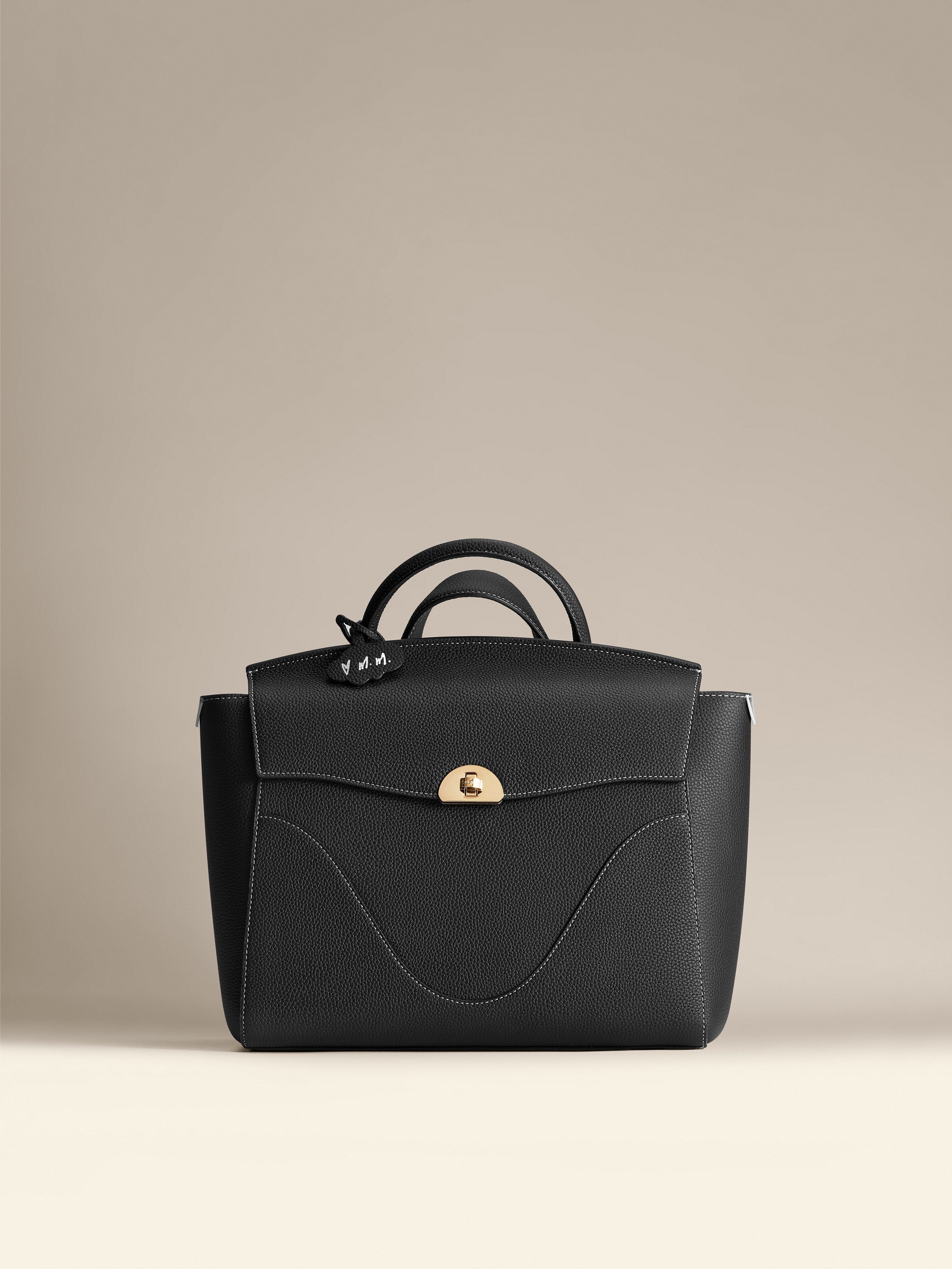 OLEADA Leather Women Work Bag > Convertible To Business Backpack Bag > 13 Inch Laptop Bag > Crossbody Shoulder Bag > Luxury Travel Backpack From Boardroom to Ballroom - Wavia Bag - Maye Musk Limited Edition