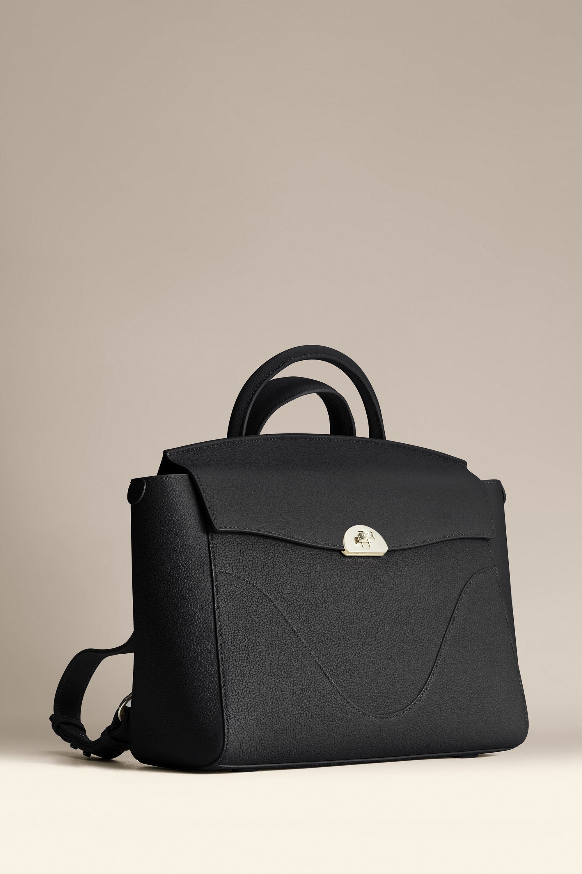 OLEADA Leather Women Work Bag > Convertible To Business Backpack Bag > 14 Inch Laptop Bag > Crossbody Shoulder Bag > Luxury Travel Backpack Color_Cavair Wavia Bag Plus Vegan (NEW)