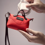 OLEADA NYC Apparel and Accessories > Women > Small Leather Goods > Leather Cardholder AnyWear AnyDuffle Charm