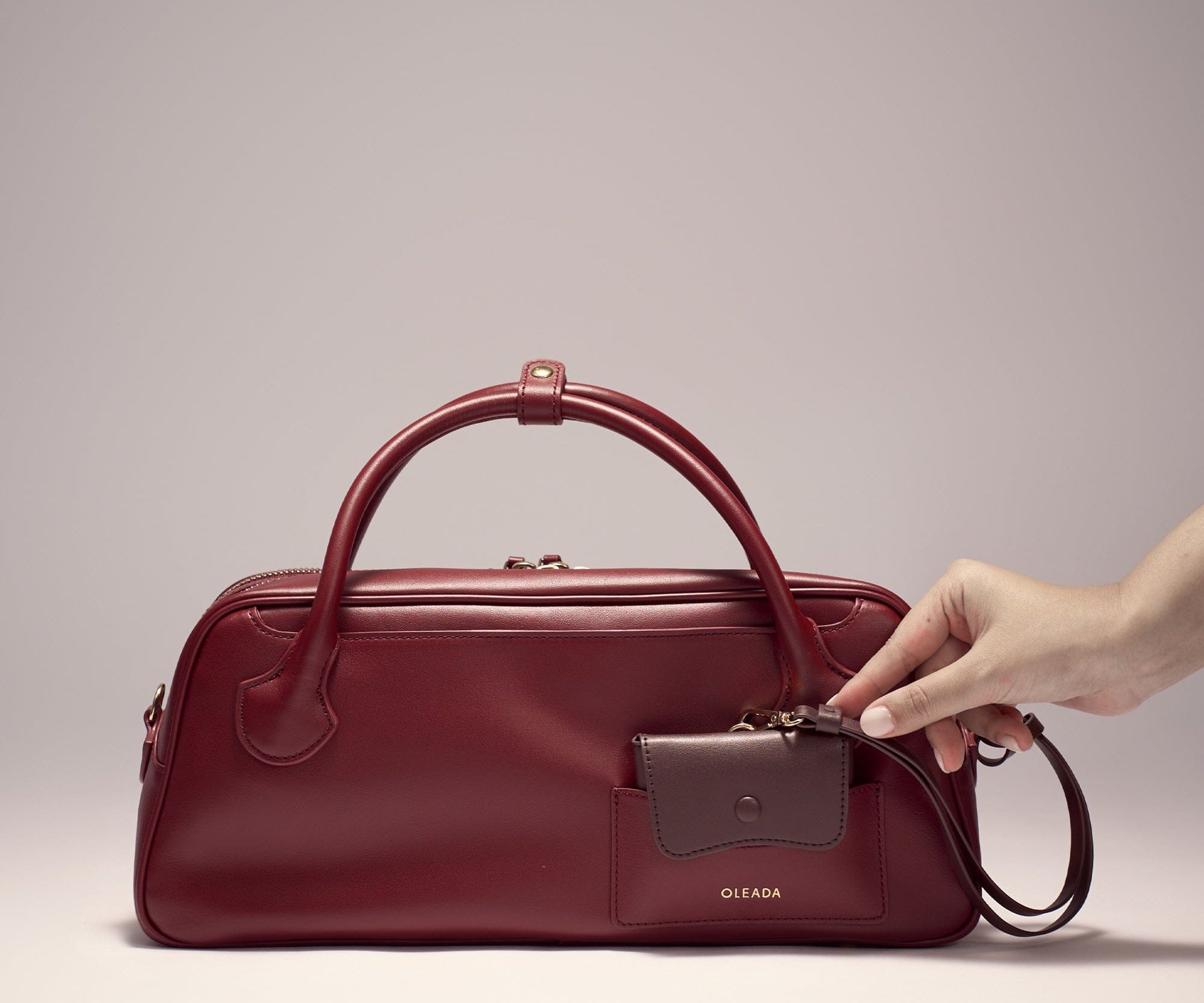 OLEADA NYC Apparel and Accessories > Women > Small Leather Goods > Leather Cardholder Brisa Card Holder