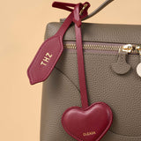 OLEADA NYC Apparel and Accessories > Women > Small Leather Goods > Leather Cardholder Color_Amour Festival Charm