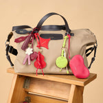 OLEADA NYC Apparel and Accessories > Women > Small Leather Goods > Leather Cardholder Color_Love Match Game Changer Charm