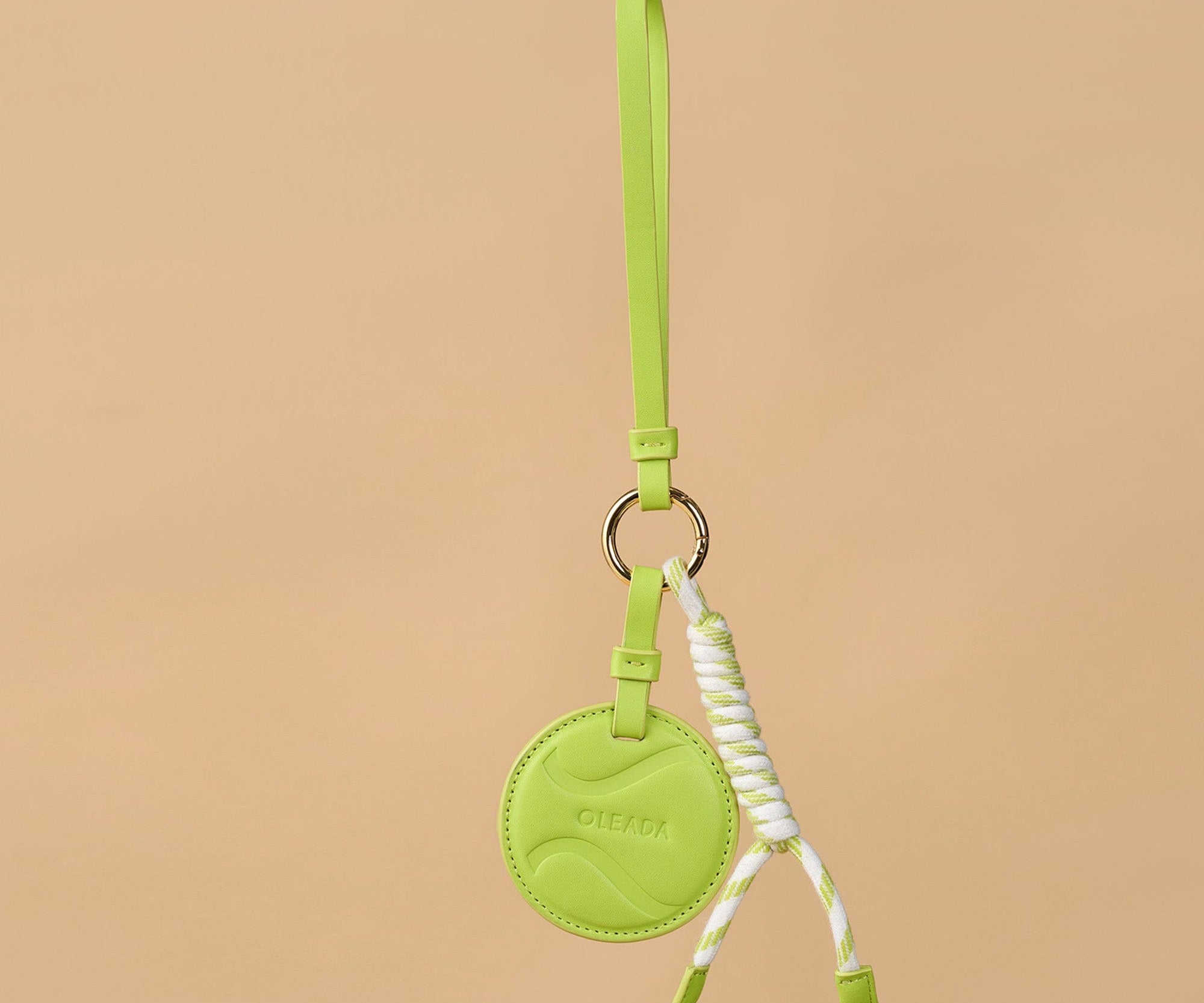 OLEADA NYC Apparel and Accessories > Women > Small Leather Goods > Leather Cardholder Color_Love Match Game Changer Charm