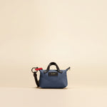 OLEADA NYC Apparel and Accessories > Women > Small Leather Goods > Leather Cardholder Color_Mykonos AnyWear AnyDuffle Charm