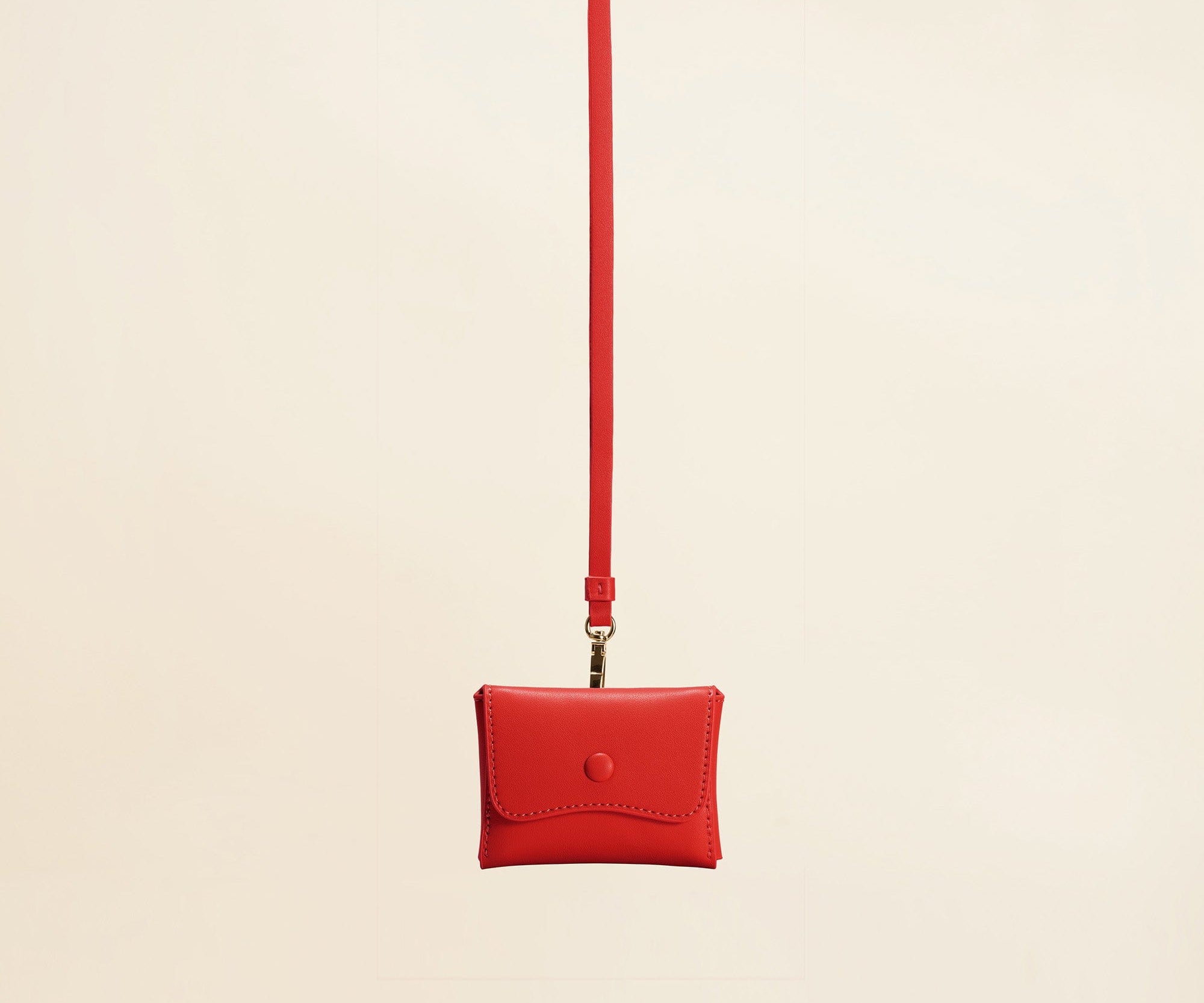 OLEADA NYC Apparel and Accessories > Women > Small Leather Goods > Leather Cardholder Color_Rouge Brisa Card Holder