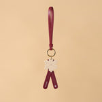 OLEADA NYC Apparel and Accessories > Women > Small Leather Goods > Leather Cardholder Color_Snowflake Festival Charm