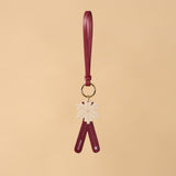 OLEADA NYC Apparel and Accessories > Women > Small Leather Goods > Leather Cardholder Color_Snowflake Festival Charm