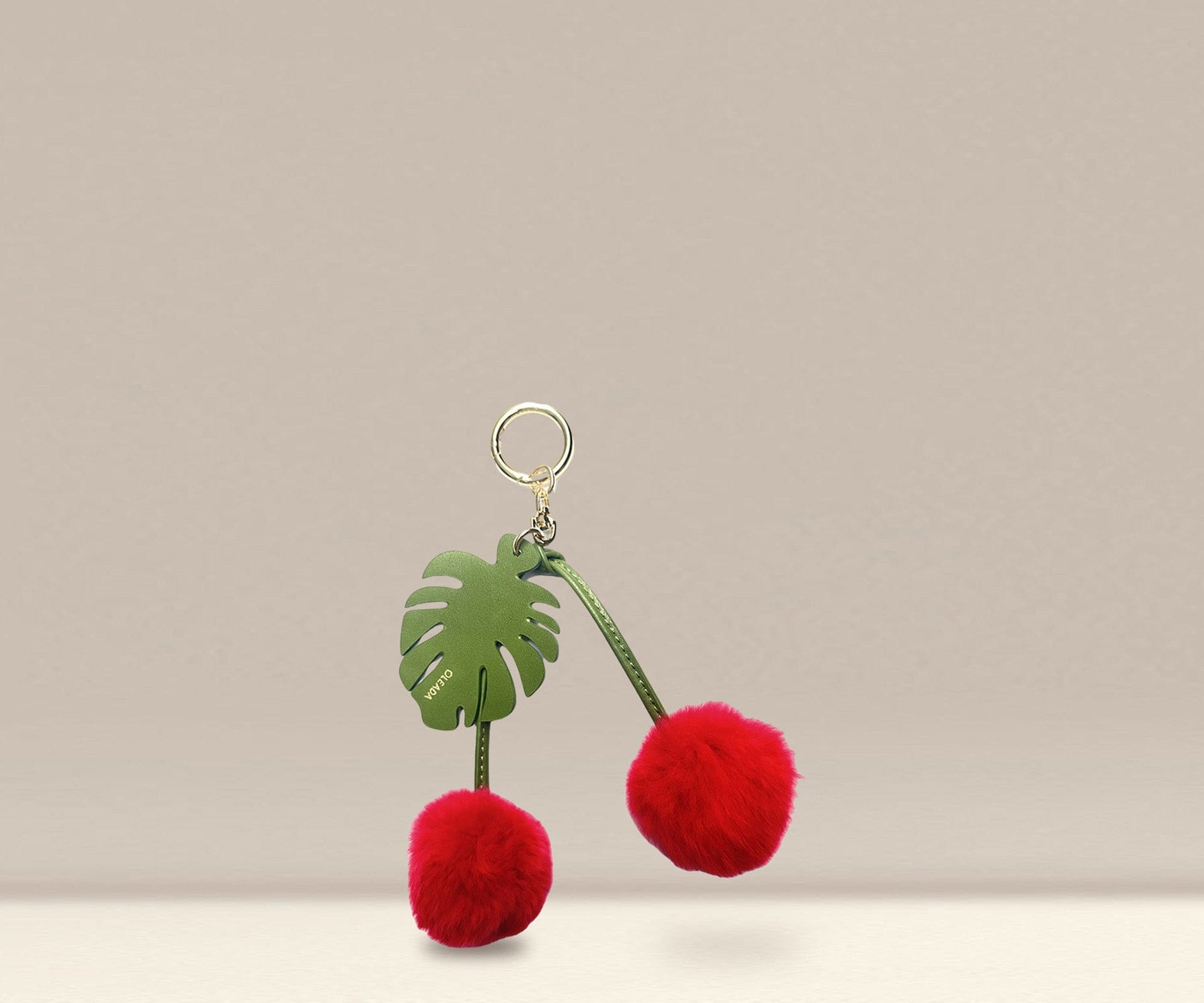 OLEADA NYC Apparel and Accessories > Women > Small Leather Goods > Leather Cardholder Color_Tropical Berry Beach Charm