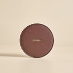 OLEADA NYC Apparel and Accessories > Women > Small Leather Goods > Leather Cardholder Sip N Stay Coasters (Set of 4)