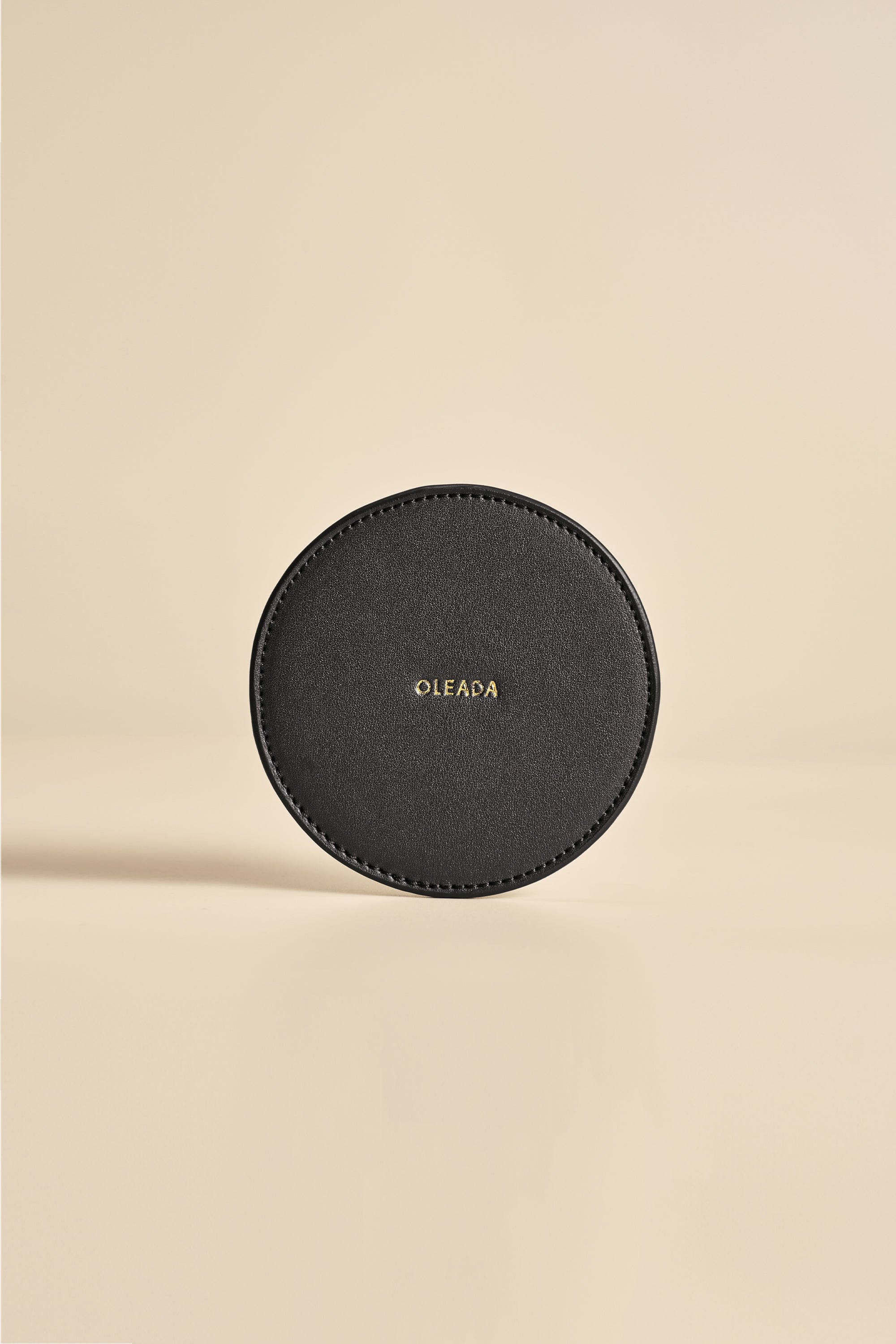 OLEADA NYC Apparel and Accessories > Women > Small Leather Goods > Leather Cardholder Sip N Stay Coasters (Set of 4)