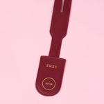 OLEADA NYC Apparel and Accessories > Women > Small Leather Goods > Leather Case Atlas Emotional Support Luggage Tag