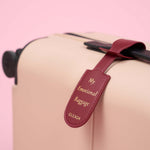 OLEADA NYC Apparel and Accessories > Women > Small Leather Goods > Leather Case Atlas Emotional Support Luggage Tag