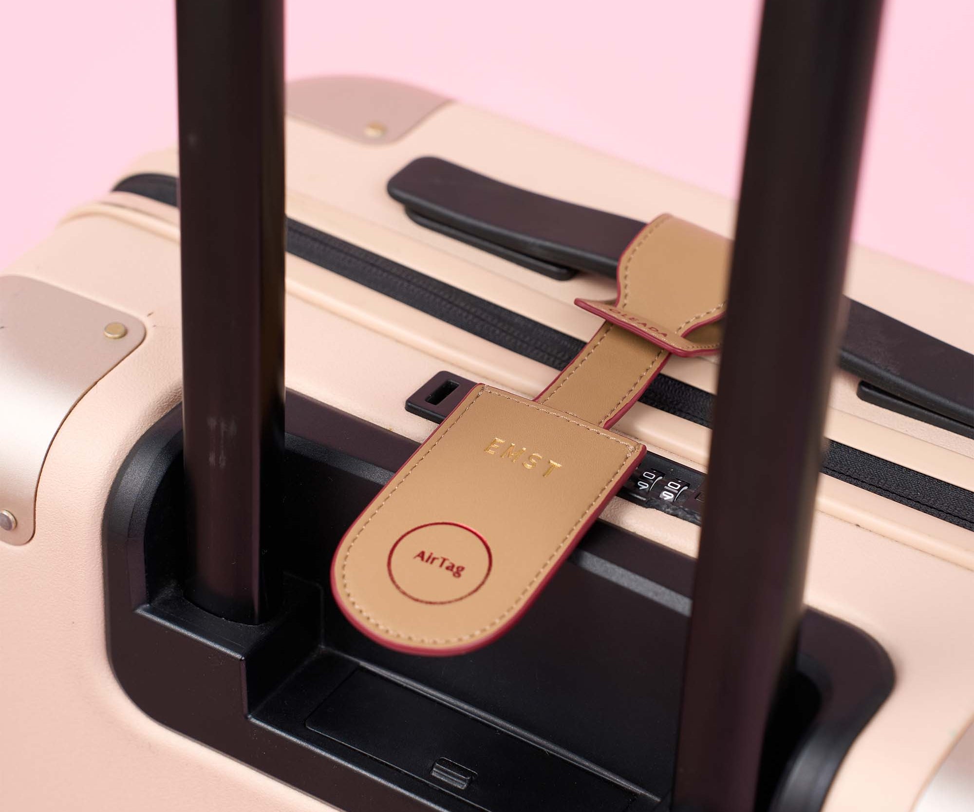 OLEADA NYC Apparel and Accessories > Women > Small Leather Goods > Leather Case Atlas Emotional Support Luggage Tag