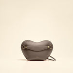 OLEADA NYC Apparel and Accessories > Women > Small Leather Goods > Leather Case Color_Ash Large Le Coeur