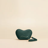 OLEADA NYC Apparel and Accessories > Women > Small Leather Goods > Leather Case Color_Cedar The Mini Love Pouch