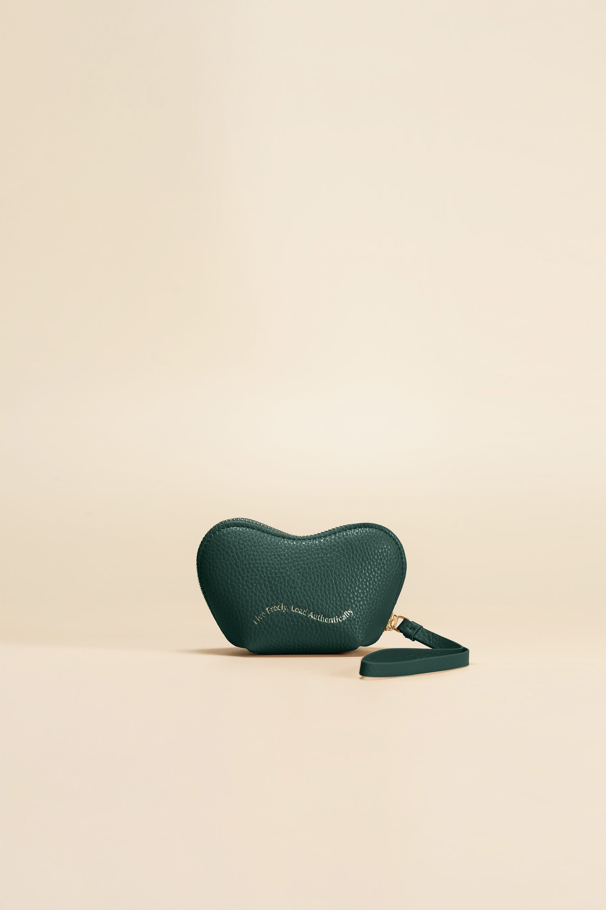 OLEADA NYC Apparel and Accessories > Women > Small Leather Goods > Leather Case Color_Cedar The Mini Love Pouch