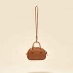 OLEADA NYC Apparel and Accessories > Women > Small Leather Goods > Leather Case Color_Chestnut Marina Carryall Charm
