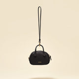 OLEADA NYC Apparel and Accessories > Women > Small Leather Goods > Leather Case Color_Onyx Marina Carryall Charm