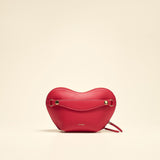 OLEADA NYC Apparel and Accessories > Women > Small Leather Goods > Leather Case Color_Scarlet Large Le Coeur