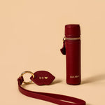 OLEADA NYC Apparel and Accessories > Women > Small Leather Goods > Leather Case Color_Scarlet The Lip Capsule Charm
