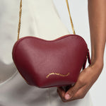OLEADA NYC Apparel and Accessories > Women > Small Leather Goods > Leather Case Le Coeur Pouch (Regular)