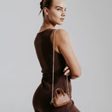 OLEADA NYC Apparel and Accessories > Women > Small Leather Goods > Leather Case Marina Carryall Charm