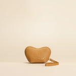 OLEADA NYC Apparel and Accessories > Women > Small Leather Goods > Leather Case Mini Le Coeur Pouch