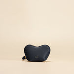 OLEADA NYC Apparel and Accessories > Women > Small Leather Goods > Leather Case Mini Le Coeur Pouch