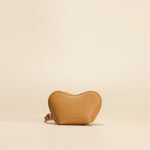 OLEADA NYC Apparel and Accessories > Women > Small Leather Goods > Leather Case Mini Le Coeur Pouch