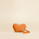 OLEADA NYC Apparel and Accessories > Women > Small Leather Goods > Leather Case Mini Le Coeur Pouch (Mini)