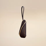 OLEADA NYC Apparel and Accessories > Women > Small Leather Goods > Leather Glasses Case Color_Cocoa Wavy Case