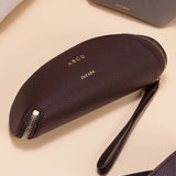 OLEADA NYC Apparel and Accessories > Women > Small Leather Goods > Leather Glasses Case Wavy Case