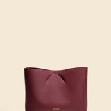 OLEADA NYC Apparel and Accessories > Women > Small Leather Goods > Leather Hand Bag Color_Scarlet Book Tote