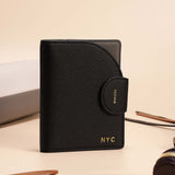 OLEADA NYC Apparel and Accessories > Women > Small Leather Goods > Leather Passport Holder Jet-set Passport Holder