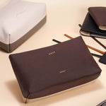 OLEADA NYC Apparel and Accessories > Women > Small Leather Goods > Leather Passport Holder Jetsetter Toiletry Bag