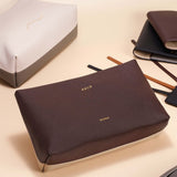 OLEADA NYC Apparel and Accessories > Women > Small Leather Goods > Leather Passport Holder Jetsetter Toiletry Bag