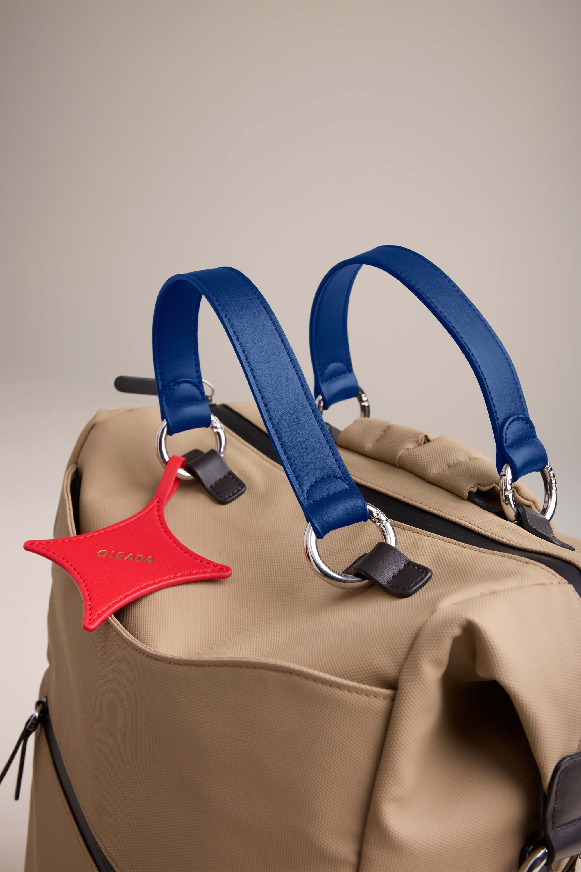 OLEADA NYC Apparel and Accessories > Women > Small Leather Goods > Leather Strap Color_Cobalt AnyBackpack Strap(Set of 2)