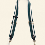 OLEADA NYC Apparel and Accessories > Women > Small Leather Goods > Leather Strap Color_Forest Canal Bag Strap