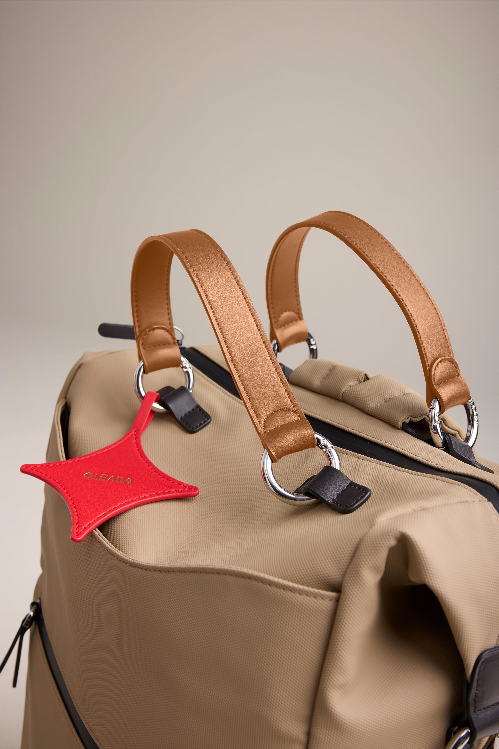OLEADA NYC Apparel and Accessories > Women > Small Leather Goods > Leather Strap Color_Nectarine AnyBackpack Strap(Set of 2)