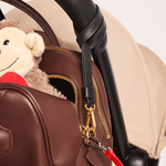 OLEADA NYC Apparel and Accessories > Women > Small Leather Goods >Leather Strap Color_Onyx(G) Stroll Link Strap (Set of 2)