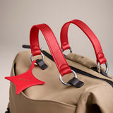 OLEADA NYC Apparel and Accessories > Women > Small Leather Goods > Leather Strap Color_Rouge AnyBackpack Strap(Set of 2)