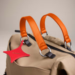 OLEADA NYC Apparel and Accessories > Women > Small Leather Goods > Leather Strap Color_Tangerine AnyBackpack Strap(Set of 2)