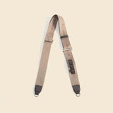 OLEADA NYC Apparel and Accessories > Women > Small Leather Goods > Leather Strap Color_Taupe AnyDuffle Webbing Strap