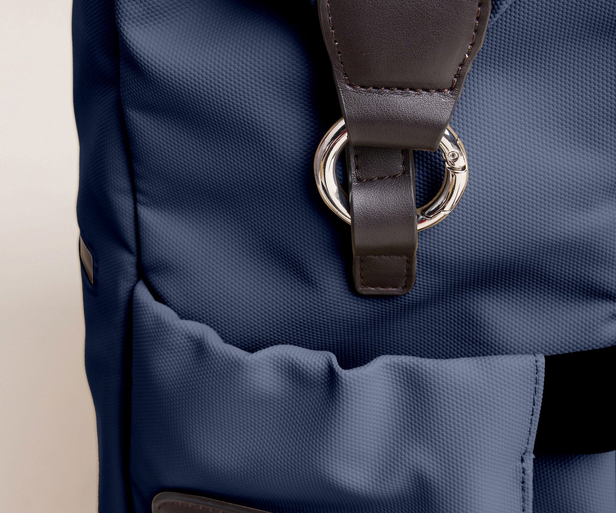 OLEADA NYC Apparel and Accessories > Women > Small Leather Goods > Leather Tab Color_Mykonos AnyBackpack Personalization