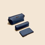 OLEADA NYC Apparel and Accessories > Women > Small Leather Goods > Leather Toiletry Set Color_Mykonos AnyWear Toiletry Set