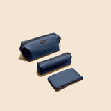 OLEADA NYC Apparel and Accessories > Women > Small Leather Goods > Leather Toiletry Set Color_Mykonos AnyWear Toiletry Set