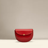 OLEADA NYC Apparel and Accessories > Women > Work Bag > Leather Handbag > Compact Bag > Shoulder Bag Color_Rouge Echo Bag