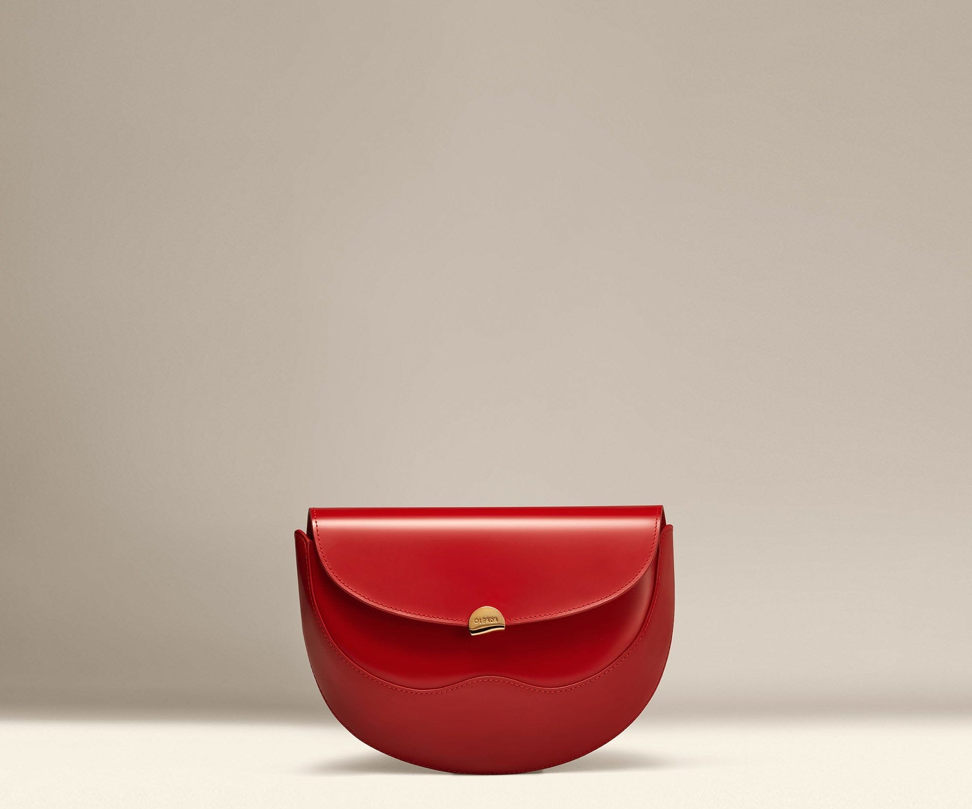OLEADA NYC Apparel and Accessories > Women > Work Bag > Leather Handbag > Compact Bag > Shoulder Bag Color_Rouge Echo Bag